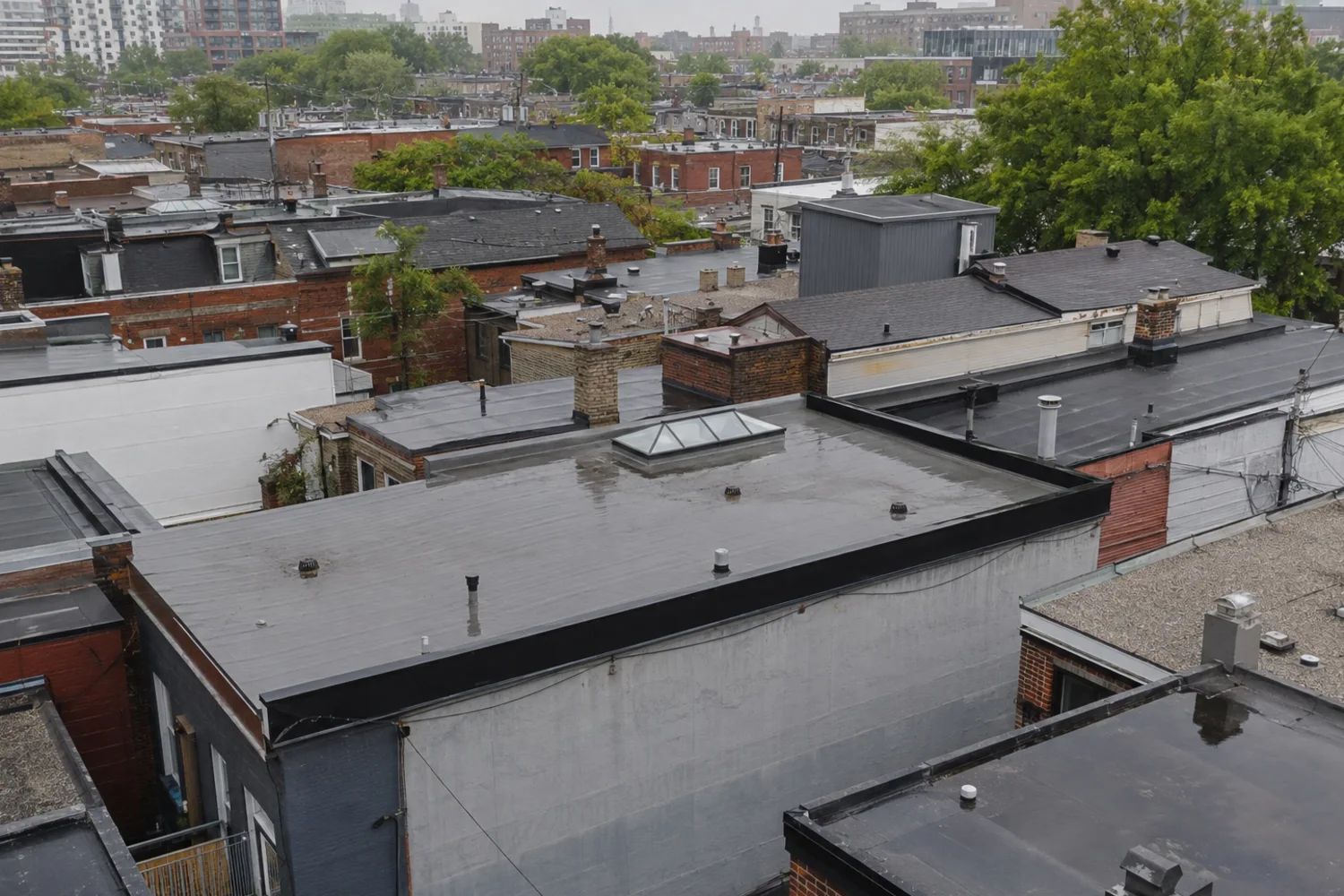 Flat-Roof Toronto Homes